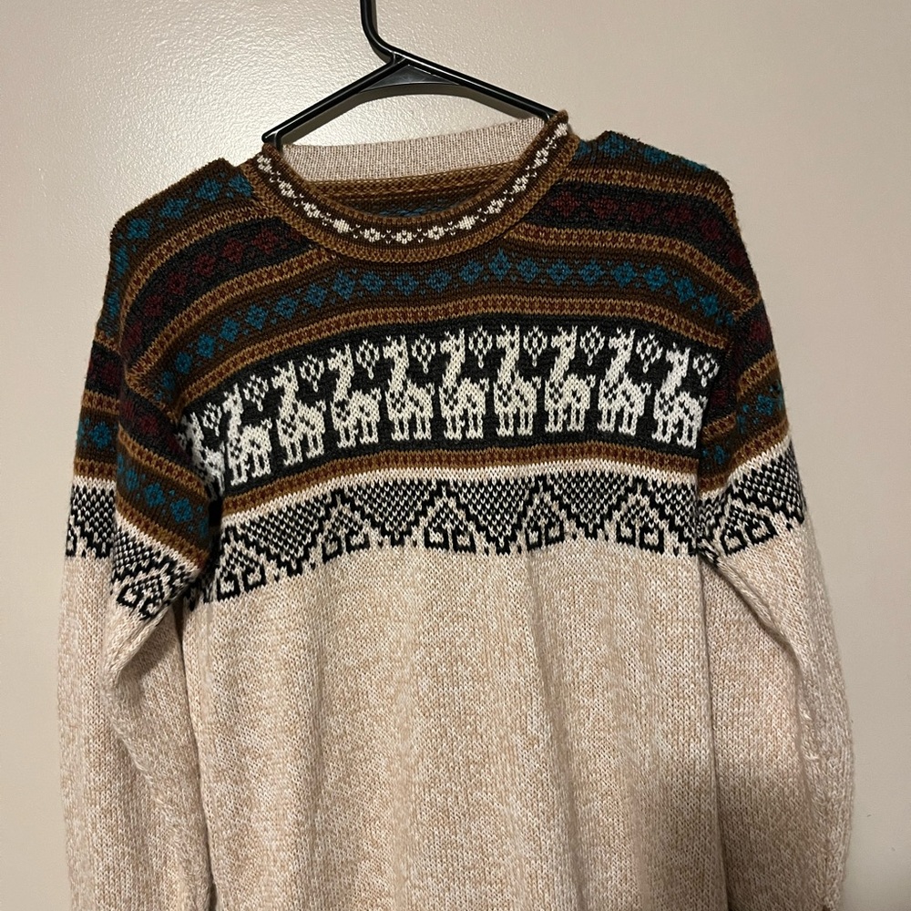 Vintage alpaca wool sweater